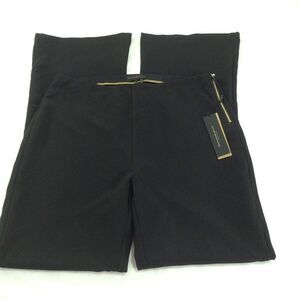 Donna Karan Black High Waist Flare Leg Trousers Size 12 New With Tag